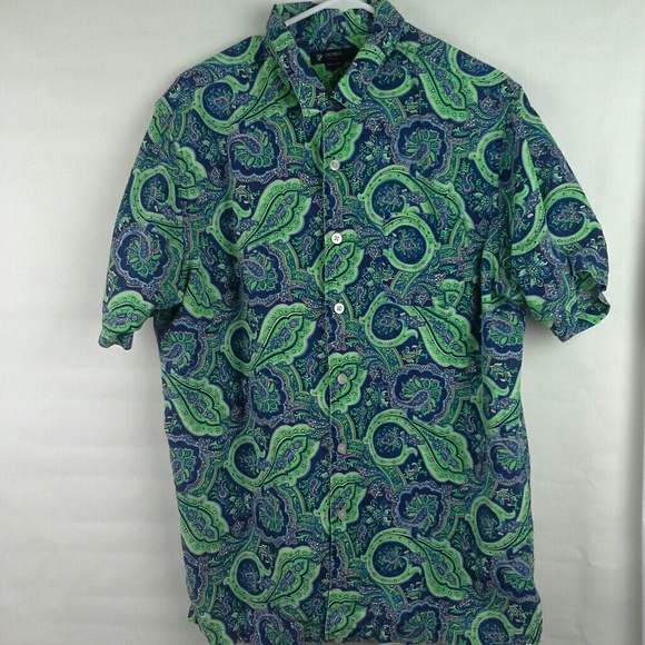 Cremieux Other - Cremieux Cool Button Shirt Size L Colorful Paisley